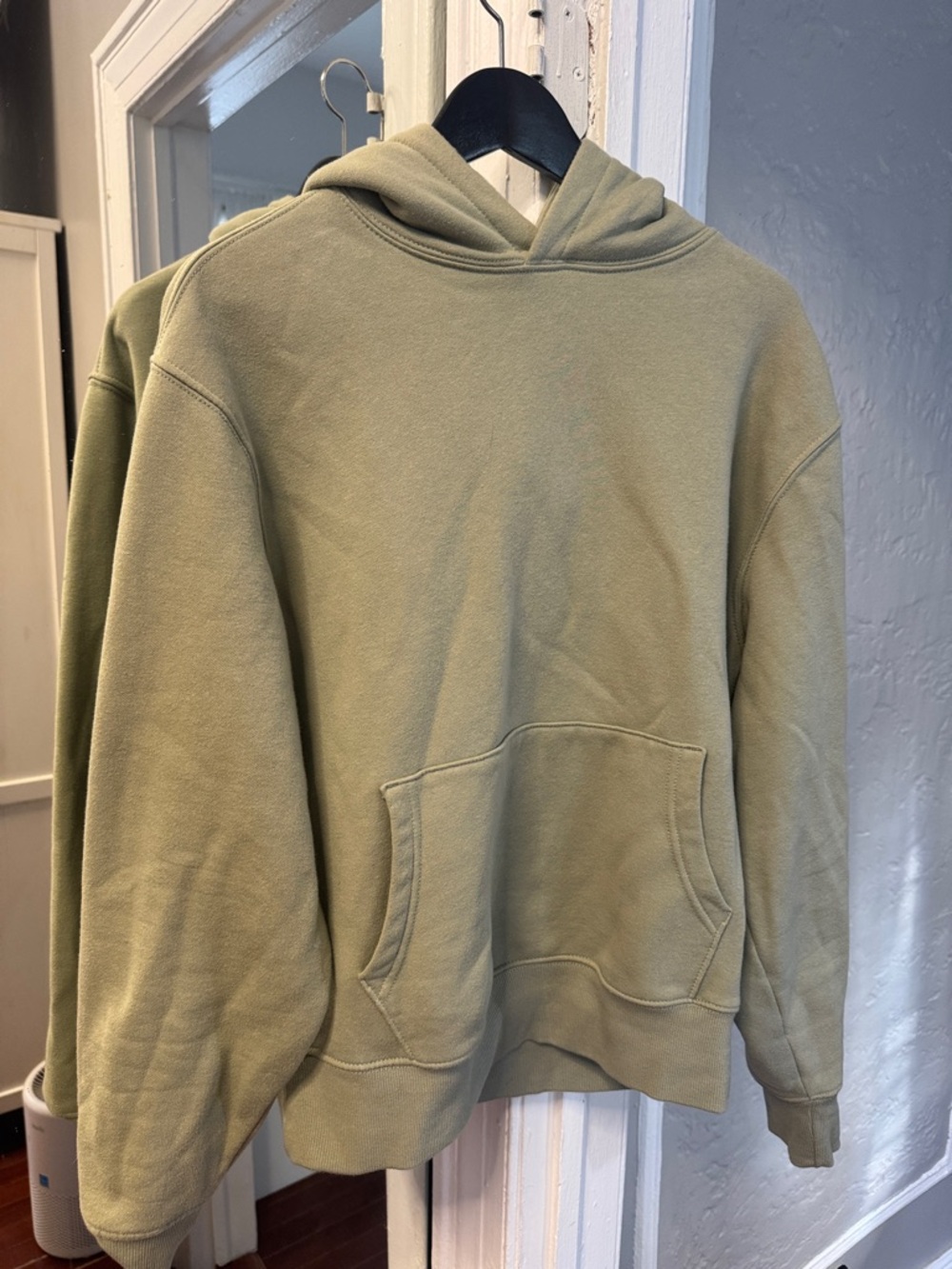 Old Navy Sage Green Hooded Pullover Sweatshirt